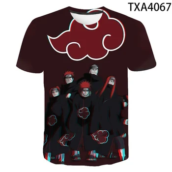 2020 Naujų Anime Naruto Atsitiktinis Vyrų, Moterų, Vaikų 3D T Marškinėliai Mados Trumpas Rankovės Berniukas mergaitė Vaikai Atspausdintas T-shirt Kietas Viršūnes Tee