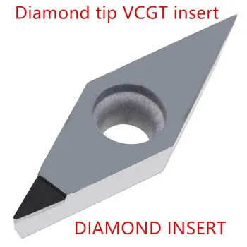 Vcmt110304 diamond cnc karbido įterpti VCGT VCMW110308 VCMT įterpti politikos suderinamumo vystymosi labui Vidaus tekinimo įrankiai, pjovimo staklės, aliuminio, medienos 1pc