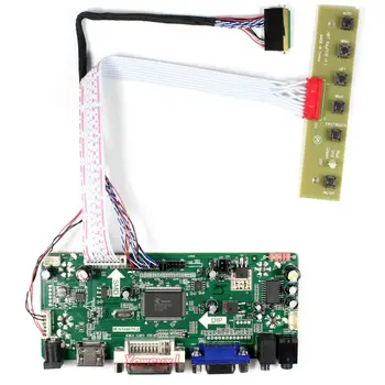 Yqwsyxl Kontrolės Valdyba Stebėti Rinkinys BT101IW03 V. 1 V1 HDMI+DVI+VGA LCD LED ekrano Valdiklio plokštės Tvarkyklės