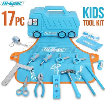 Hi-Spec Mano Pirmasis Įrankis Nustatyti Nekilnojamojo Vaikai Vaikai Įrankių Rinkinys mažo Dydžio, 