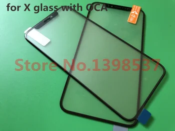 Naujas Originalus, aukštos kokybės Pakaitinis LCD Priekiniai Touch panel Stiklo Išorinio Objektyvo Pre-pasta OCA 