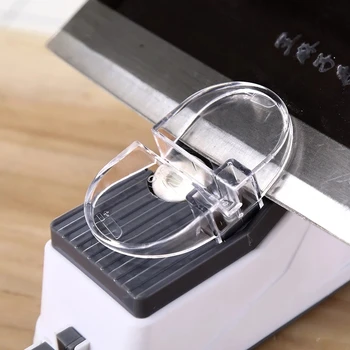 USB Elektrinis Peilis Drožtukas Reguliuojamas Virtuvės Peiliai Įrankis Peilių Žirklių Galandimas Balta vidutinių ir smulkių šlifavimo disko