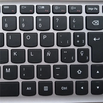 Geros Kokybės OVY SP nešiojamojo kompiuterio klaviatūra LENOVO Z400 Z400T Z400A P400 Z400N p/n:BCRSC UK A03 ispanų KB