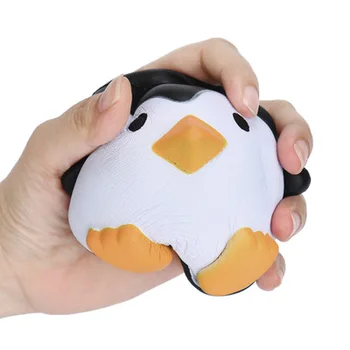 Anti-Streso kamuolys Išspausti Žaislas Mielas Jumbo Žaislai Lėtai Auga Gyvūnų Pingvinas įtempių Žaislai Vaikams Tampri Žaislas