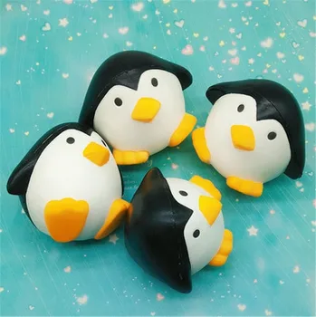 Anti-Streso kamuolys Išspausti Žaislas Mielas Jumbo Žaislai Lėtai Auga Gyvūnų Pingvinas įtempių Žaislai Vaikams Tampri Žaislas