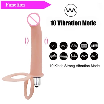 G-taško vibratorius suaugusiųjų žaidimas moterų sekso žaislas vyras vyro varpos pakliuvom analinis dildo diržo butt plug