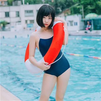 Japonijos Cosplay maudymosi kostiumėlis Atvira Tarpkojo apatinis Trikotažas Karšto Leotard Thong Sportas Kūno Kostiumas Seksualus Ponios Moterų Bodysuit Sukumizu Wetlook