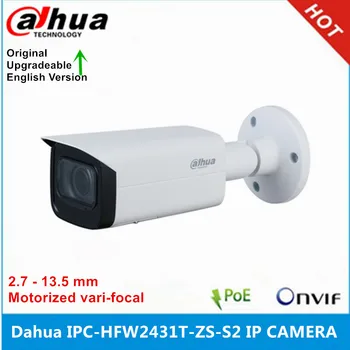 Dahua Tarptautinės Versija IPC-HFW2431T-ZS-S2 4MP POE IR60M 2.7 mm–13.5 mm Variklio vari-focal Kulka Tinklo IP Kameros