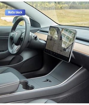 Už Tesla Model 3 2017-2019 Suskaldytas Automobilių centrinio valdymo skydas apsaugos lipdukas, Centrinio valdymo trys pleistras mano Tesla