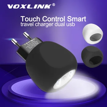 VOXLINK usb įkroviklis LED Touch Control 