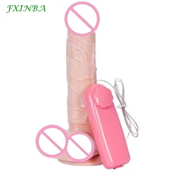 FXINBA 3 Dydis Tikroviškas Dildo, Vibratoriai Nuotolinio Didelis Didžiulį Varpą Klitorio Vibratorius G Spot Suaugusiųjų Sekso Žaislai Moterims, Masturbator Žaislas