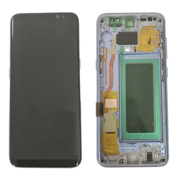 Rodyti S8 Plius LCD SAMSUNG Galaxy S8 Plius G955 G955F Touch Ekranas Su Rėmu Burn-in Shadow lcd