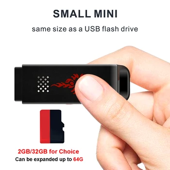32BIT USB Wireless Handheld TV Stick Vaizdo Žaidimų Konsolės Statyti 5000 Klasikinis Žaidimas Mini Retro Valdytojas HDMI Dual Player