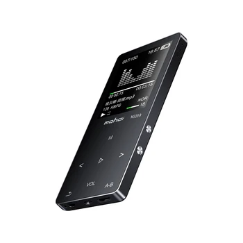Metalo Bluetooth 4.1 naują MP3 grotuvą Bulit Garsiakalbis su FM radiju/įrašymo E-knygos Portable Slim Lossless Garso walkman