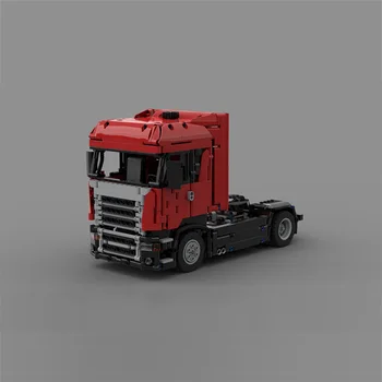 2021 SS-61165 Scania sunkvežimių priekabos įrangos pardavimas, biuro įrangos kūrimo bloką SS Tinka Lepinings Modelio Blokai suderinama berniukas žaislą dovanų