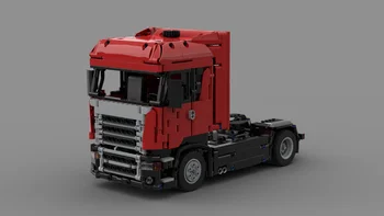 2021 SS-61165 Scania sunkvežimių priekabos įrangos pardavimas, biuro įrangos kūrimo bloką SS Tinka Lepinings Modelio Blokai suderinama berniukas žaislą dovanų