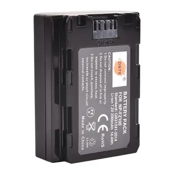 DSTE Li-ion Baterija NP-FZ100 Baterija Suderinama Sony A7R3, a9,a9 II,A7RM3,a7C Fotoaparatas