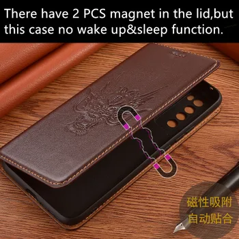 Natūralios odos magnetinio telefono atveju, jei kortelės turėtojas kišenėje Asus ZenFone Max Pro M2 ZB631KL/Max Pro M1 ZB602KL telefono dangtelį stendas