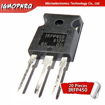 20pcs IRFP450 (N-kanalo 14A500V) naujos originalios