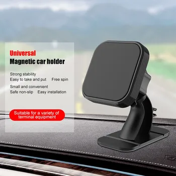 Universalus Magnetinis Automobilinis Telefono Laikiklis Mobiliojo ryšio Oro Angos Kalno Magnetas GPS Stovėti 