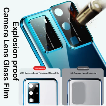 360 Visas Dangtelis Vaizdo Kameros Apsaugos Skaidraus Stiklo Metalo Magnetinių Flip Case For Xiaomi Mi Ultra 10 Atvejų Xiomi Xiami Mi Ultra 10
