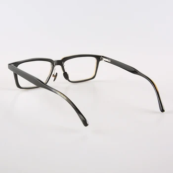 Didelis didelis pailgos stačiakampio, kvadrato unikalus nekilnojamojo ragų akiniai nuo saulės studentų verslo vyrų, moterų akinių optinio skaitymo akinių rėmeliai