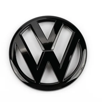 110mm Blizgesio Juoda Kamieno Dangčio Ženklelis Logotipas, Emblema Pakeitimo VW Volkswagen Polo 