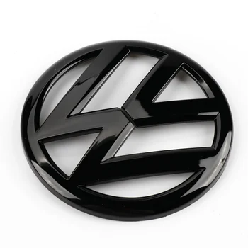 110mm Blizgesio Juoda Kamieno Dangčio Ženklelis Logotipas, Emblema Pakeitimo VW Volkswagen Polo 