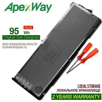 ApexWay 10.95 V 95WH A1383 A1297 nešiojamas baterija APPLE 020-7149-A 020-7149-A10 MB604LL MC226LL A* MC024LL MC725LL