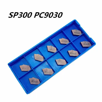 10VNT Tekinimo įrankis SP300 PC9030 aukštos kokybės karbido ašmenys metalo tekinimo įrankis SP300 tekinimo įrankiai CNC dalys ir drožimo įrankis