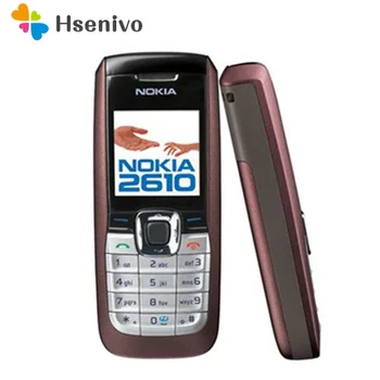 2610 Pigiai Originalus Nokia 2610 Atrakinta Mobilusis Telefonas, MP3 GSM mobilusis telefonas Geros Kokybės anglų/Rusija/prancūzų/arabų Nemokamas Pristatymas