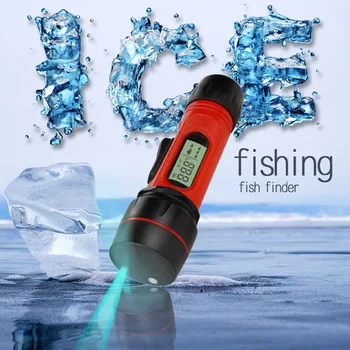Erchang F12 Žiemos Žvejybos Žuvų Ieškiklis Echo-patikimesnė Ledo Žvejybos Echolotai Skaitmeninis Rankena Nešiojamas Vandeniui Fishfinder