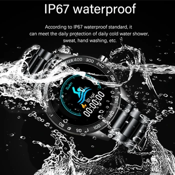 Naujas Smart Watch Vyrų IP67 atsparus Vandeniui Fitness Tracker Širdies ritmas, Kraujo Spaudimo Monitorius PedometerFor 