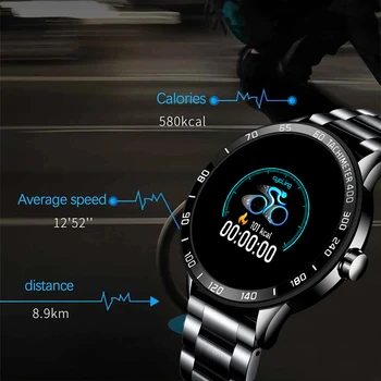 Naujas Smart Watch Vyrų IP67 atsparus Vandeniui Fitness Tracker Širdies ritmas, Kraujo Spaudimo Monitorius PedometerFor 