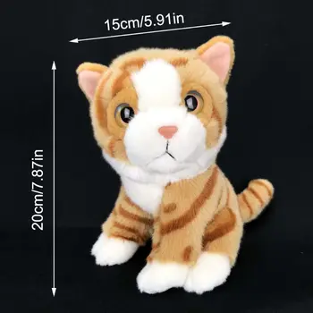 Modeliavimo Cute Kačių Pliušinis Lėlės Iškamša Minkštas Džiugu Žaislas Sofa Automobilių Pagalvė