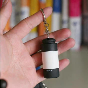 5VNT /daug Nešiojamų Mini Žibintuvėlis Pultelio Klavišą Grandinės USB Įkrovimo Kišeninio Žibintuvėlio Šviesos Lempos Lauko Mini Žibintuvėlis Dovana