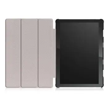 Lenovo Tab M 10 tabletė TB-X605F TAB M10 10.1 colių 2019 Atveju Apsaugos Ultra Plonas PU Odos Smart Apversti Stovėti Padengti