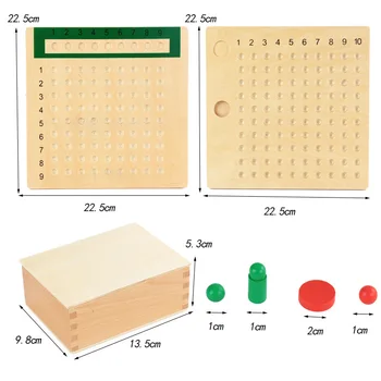 Montessori Medžiagų Matematikos Žaislas Skaitmeninis Juostos Mini Mėlynos Ir Raudonos Lazdelės Box Skaitmeninis 1-10 Ankstyvojo Ugdymo Home Games Skaičius Pratimai
