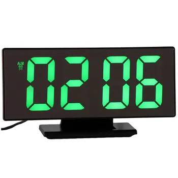 Daugiafunkcis Dideliais Skaitmeninis LCD Žadintuvo Atidėjimo Laiko Rodymas Naktį Led Stalas Stalas 