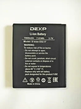 3.7 V 1900mAh DEXP IXION ES2 5 Colių Mobiliojo Telefono Baterija BL-06