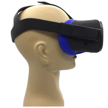 Minkštas Kovos su prakaito Anti-nuotėkio Šviesos Blokavimas Akių Kaukė Padengti Oculus Quest VR Ausines Silikono Veido, Akių Dangtelio Apsauginis Padas