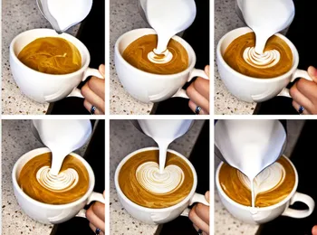350ml150ml Nerūdijančio Plieno Ąsotis Espresso Kavos Puodelį Pieno Termo Puodeliai Latte Art Traukti Gėlių Puodelis Kapučino Kavos Įrankiai