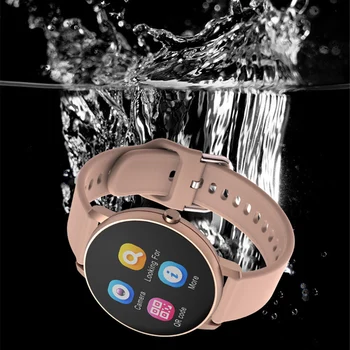 2020 m. Visiškai Touch Smart Watch Vyrų Kraujo Spaudimas Smartwatch Moterų Vandeniui Širdies ritmo Tracker Sporto Laikrodis Žiūrėti 