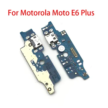 10vnt/Daug, Įkroviklis Valdybos Flex PCB Už Motorola Moto E6 Plius USB Jungtis Dock Įkrovos Juostelės Kabelis