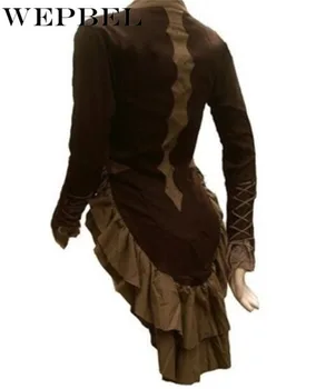 Steampunk Moterų Gotikos Viktorijos Kostiumas Tailcoat Striukė Derliaus Bolero Striukė Viduramžių Ir Renesanso Retro Paltas Cosplay Kostiumas