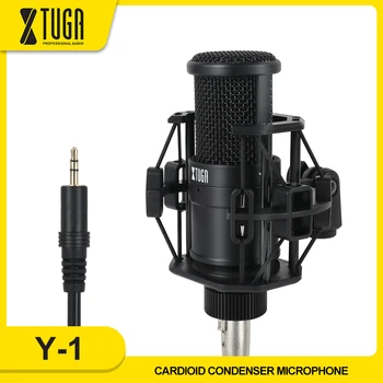 XTUGA Pro Cardioid Kondensatoriaus Mikrofonas,Studija XLR Mikrofono,Idealiai tinka Nešiojamąjį kompiuterį 