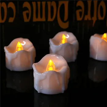 12 Vienetų Nuotolinio Valdymo Mirgėjimas Flameless LED Arbata šviesos Arbatos Žvakių Šviesos Šalis, Vestuvių Candels Saugos Namų Puošybai