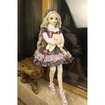 60cm bjd doll dovanos mergina Lėlės Su Drabužiais Paramos Keisti Akis 