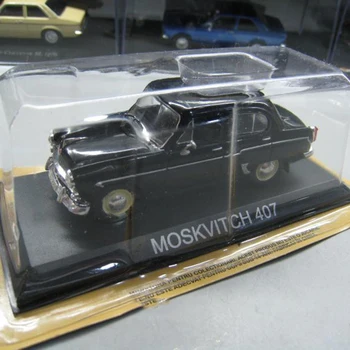1:43 Statinis Modelis Klasikinis Sovietų Sąjungos Rusija MOSKVITCH 407 Taksi Lydinio Automobilių Van Modelis Žaislai Diecast Surinkimo Dovanos