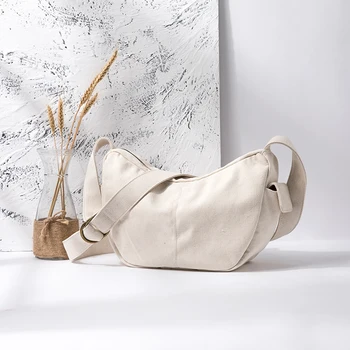Drobė maišelis moterų maišas naujas kieto spalvų paprasta koldūnų maišelį Harajuku ulzzang maišelį petį krepšys